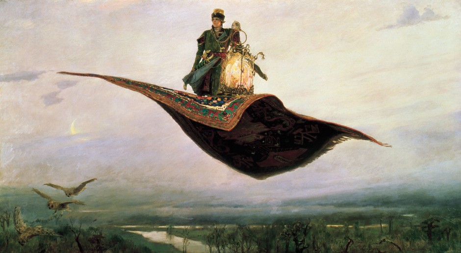 Wiktor M. Wasnezow: Fliegende Teppich (1880)